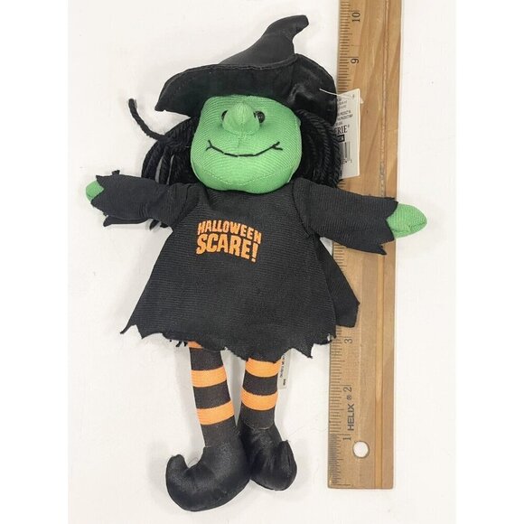 Galerie Rapping Witch Plush Stuffed Toy 10” w/ Sound Works “Halloween Scare!” - Picture 5 of 8